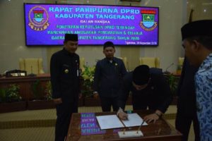 DPRD Kabupaten Tangerang Setujui APBD Tahun 2020
