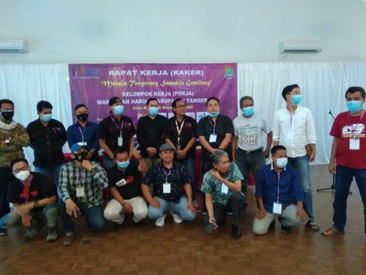 Pokja Wartawan Harian Kabupaten Tangerang Gelar Raker