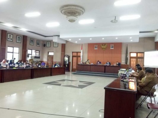 Setwan Kabupaten Tangerang Gelar Rapat Internal Persiapan Pansus RKA 2021