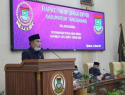 Wakil Bupati Serahkan LKPJ Tahun 2020 kepada Ketua DPRD Kabupaten Tangerang