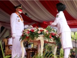 Upacara Peringatan Detik-detik Proklamasi Kemerdekaan RI ke-76  di Kabupaten Tangerang Berlangsung Khidmat dan Sederhana