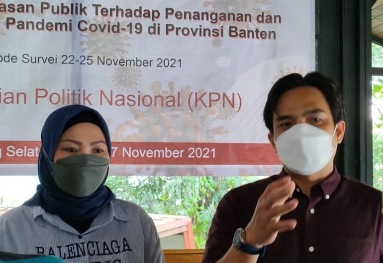 Kinerja Gubernur Banten Wahidin Halim dinilai berhasil dalam menangani pandemi Covid-19. Hal itu berdasarkan survei lembaga KPN.