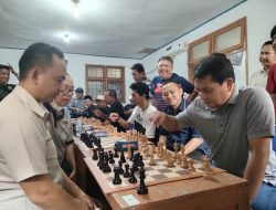 Sekda dan Kadispora Meriahkan Lomba Catur Antar Wartawan PWI Kabupaten Tangerang