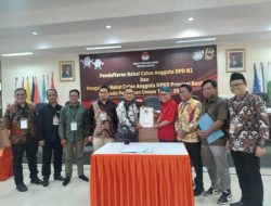 Ananta Wahana Resmi Daftar Calon Anggota DPD RI ke KPU Banten
