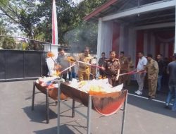 Kejari Kabupaten Tangerang Musnahkan Barang Bukti Hasil Tindak Pidana yang Sudah Inkrah