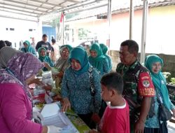 Wujudkan Balita Sehat, Babinsa Dampingi Gerebek Posyandu di Desa Binaan