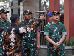 Dandim 0510/Tigaraksa Dampingi Danrem 052/Wijayakrama dalam Pengamanan Kunjungan Wapres