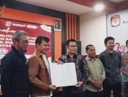 KPUD Serahkan Hasil Vermin Tiga  Bacalonbup Tangerang