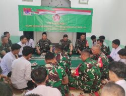 Sambut HUT ke-79 TNI, Anggota Koramil 02 Curug Gelar Doa Bersama 