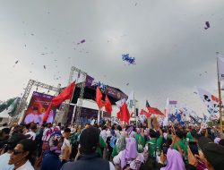 Kampanye Akbar, Ribuan Pendukung Maesyal-Intan Padati Lapangan Citra Raya