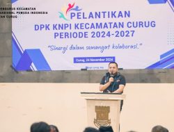 KNPI Kecamatan Curug 2024-2027 Dilantik, Camat Arief Harap KNPI Buat Program Terarah & Logis
