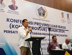 Mashudi Terpilih Aklamasi sebagai  Ketua PWI Provinsi Banten