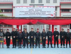 Kemenkumham Banten Gelar  Apel Siaga Nataru