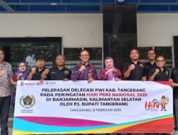 Delegasi PWI Kabupaten Tangerang Hadiri HPN 2025 Kalsel 