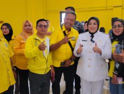 Wabup Tangerang  intan Nurul Hikmah Disambut Ratusan Kader Golkar 