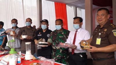 Kejari Kabupaten Tangerang Musnahkan  5 Kg Sabu hingga Senpi Barbuk dari 117 Perkara 