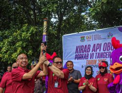 Ambil Api Kirab di Pertamina Gas Bitung, Eka Wibayu: Porkab Amanat Undang-undang