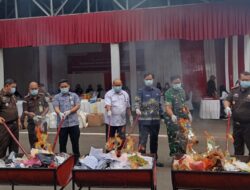 Kejari Kabupaten Tangerang Musnahkan Barang Bukti 88 Perkara Inkrah