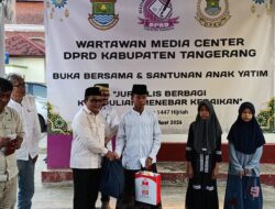 Media Center DPRD Kabupaten Tangerang Gelar Santunan Anak Yatim 