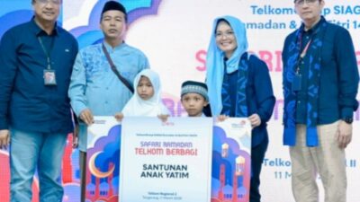 Safari Ramadhan Telkom Berbagi: TelkomGroup Salurkan Santunan bagi Anak Yatim