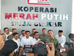 Optimalkan Ekonomi Desa, Dandim 0510/Trs Hadiri Peresmian Serentak KDKMP oleh Presiden RI