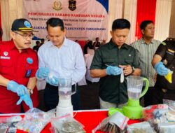 Kejari Kabupaten Tangerang Musnahkan Barang Bukti 144 Perkara Inkrah, 664 Gram Sabu hingga 24 Ribu Tramadol